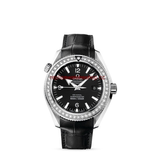 Omega Seamaster Planet Ocean 600M Co-Axial 42mm Jewellery Diamond Bezel Alligator (222.18.42.20.01.001)