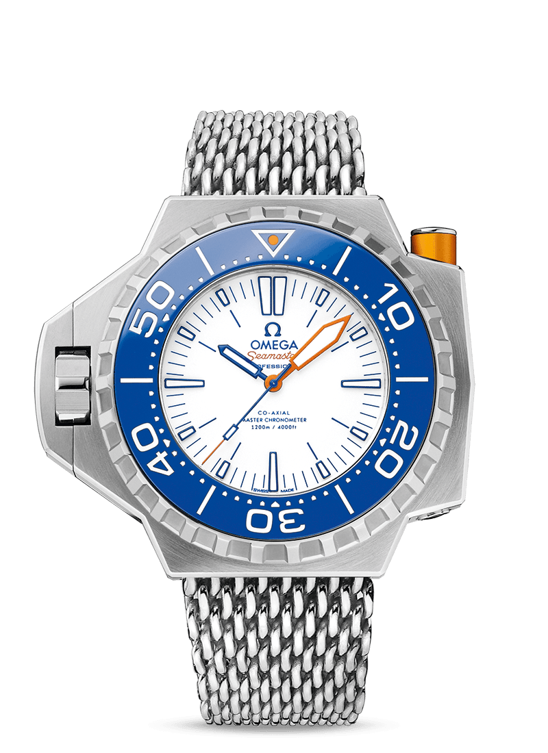 Omega Seamaster PloProf Co-Axial Master Chronometer White / Blue (227.90.55.21.04.001 ) Omega Seamaster PloProf Co-Axial Master Chronometer White / Blue (227.90.55.21.04.001 )