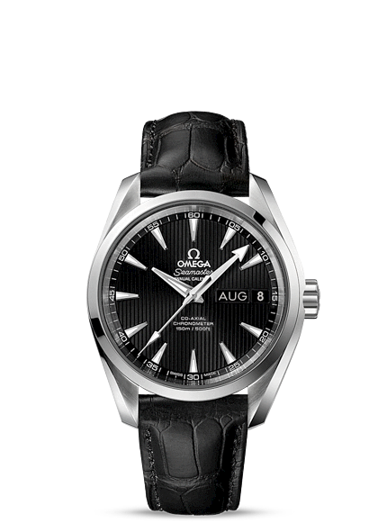 Omega Seamaster Aqua Terra 150M Co-Axial Annual Calendar 38.5mm Black / Alligator (231.13.39.22.01.001)