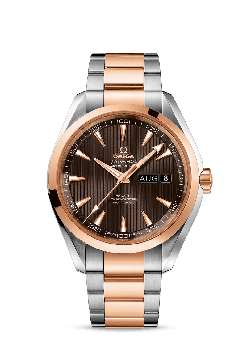 Omega Seamaster Aqua Terra 150M Co-Axial Annual Calendar 43mm Two Tone / Bracelet (231.20.43.22.06.002) Omega Seamaster Aqua Terra 150M Co-Axial Annual Calendar 43mm Two Tone / Bracelet (231.20.43.22.06.002)