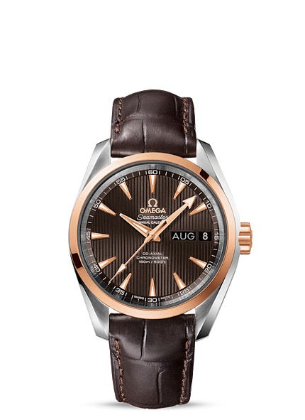 Omega Seamaster Aqua Terra 150M Co-Axial Annual Calendar 38.5mm Two Tone / Alligator (231.23.39.22.06.001) Omega Seamaster Aqua Terra 150M Co-Axial Annual Calendar 38.5mm Two Tone / Alligator (231.23.39.22.06.001)