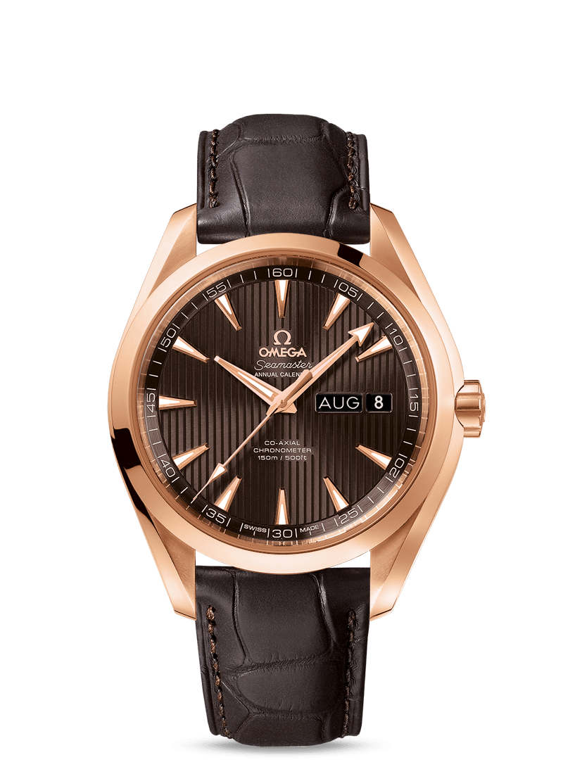Omega Seamaster Aqua Terra 150M Co-Axial Annual Calendar 43mm Red Gold / Alligator (231.53.43.22.06.003) Omega Seamaster Aqua Terra 150M Co-Axial Annual Calendar 43mm Red Gold / Alligator (231.53.43.22.06.003)