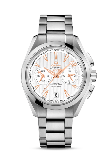 Omega Seamaster Aqua Terra 150M Co-Axial GMT Chronograph 43mm Silver (231.10.43.52.02.001) Omega Seamaster Aqua Terra 150M Co-Axial GMT Chronograph 43mm Silver (231.10.43.52.02.001)