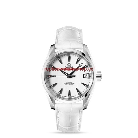 Omega Seamaster Aqua Terra 150M Co-Axial 38.5mm White / Alligator (231.13.39.21.54.001)