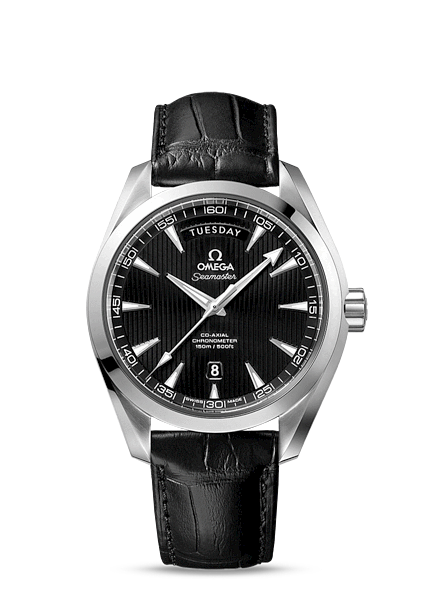 Omega Seamaster Aqua Terra 150m Co-Axial Day-Date 41.5mm Black / Alligator (231.13.42.22.01.001) Omega Seamaster Aqua Terra 150m Co-Axial Day-Date 41.5mm Black / Alligator (231.13.42.22.01.001)