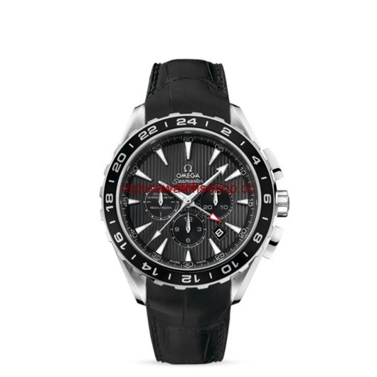 Omega Seamaster Aqua Terra 150M GMT Chrono Co-Axial Grey / Alligator (231.13.44.52.06.001) Omega Seamaster Aqua Terra 150M GMT Chrono Co-Axial Grey / Alligator (231.13.44.52.06.001)