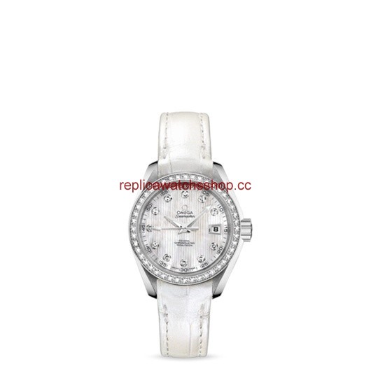 Omega Seamaster Aqua Terra 150M Jewellery Co-axial 30mm Diamond Bezel / MOP (231.18.30.20.55.001)