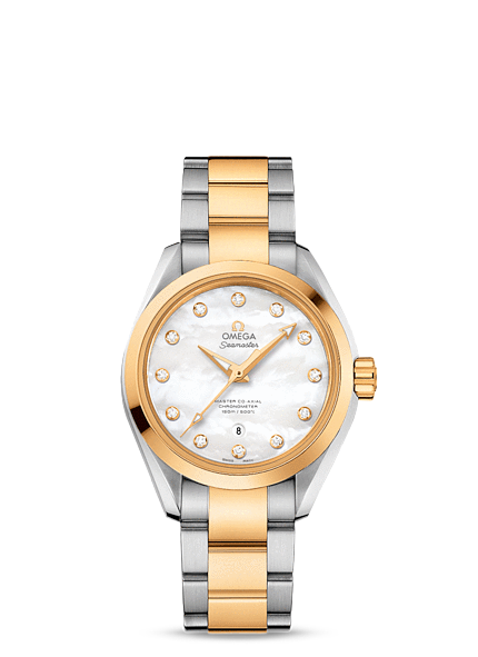 Omega Seamaster Aqua Terra Master Co-Axial Calibre 8520 34MM Two Tone Yellow (231.20.34.20.55.002) Omega Seamaster Aqua Terra Master Co-Axial Calibre 8520 34MM Two Tone Yellow (231.20.34.20.55.002)
