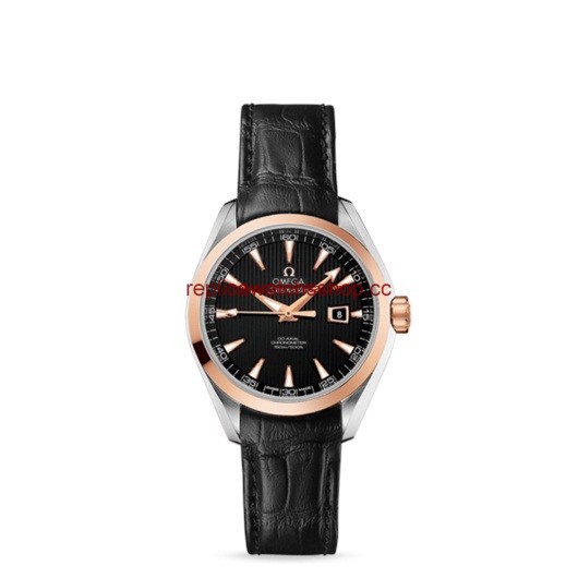 Omega Seamaster Aqua Terra 150M Co-Axial 34mm Two Tone Red / Alligator (231.23.34.20.01.002) Omega Seamaster Aqua Terra 150M Co-Axial 34mm Two Tone Red / Alligator (231.23.34.20.01.002)