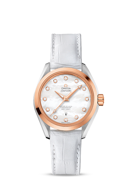 Omega Seamaster Aqua Terra Master Co-Axial Calibre 8520 34MM Two Tone Sedna / Strap (231.23.34.20.55.001) Omega Seamaster Aqua Terra Master Co-Axial Calibre 8520 34MM Two Tone Sedna / Strap (231.23.34.20.55.001)