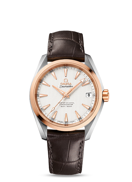 Omega Seamaster Aqua Terra 150M Master Co-Axial 38.5mm Two-Tone / Alligator (231.23.39.21.02.001) Omega Seamaster Aqua Terra 150M Master Co-Axial 38.5mm Two-Tone / Alligator (231.23.39.21.02.001)