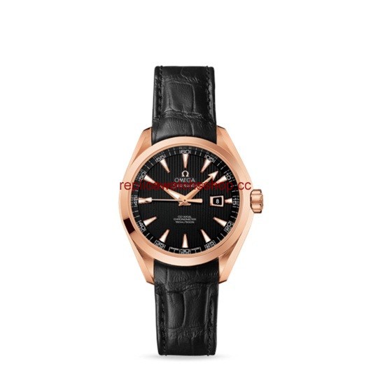 Omega Seamaster Aqua Terra 150M Co-Axial 34mm Red Gold / Alligator (231.53.34.20.01.002) Omega Seamaster Aqua Terra 150M Co-Axial 34mm Red Gold / Alligator (231.53.34.20.01.002)