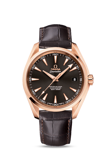 Omega Seamaster Aqua Terra 150m Master Co-Axial 41.5mm Gold / Alligator (231.53.42.21.06.002) Omega Seamaster Aqua Terra 150m Master Co-Axial 41.5mm Gold / Alligator (231.53.42.21.06.002)