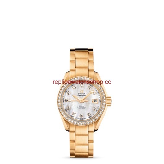 Omega Seamaster Aqua Terra 150M Jewellery Co-Axial 30mm Yellow Gold / Bracelet (231.55.30.20.55.002) Omega Seamaster Aqua Terra 150M Jewellery Co-Axial 30mm Yellow Gold / Bracelet (231.55.30.20.55.002)