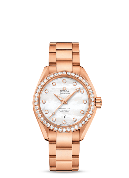 Omega Seamaster Aqua Terra Master Co-Axial Calibre 8521 34MM Sedna Diamond (231.55.34.20.55.003) Omega Seamaster Aqua Terra Master Co-Axial Calibre 8521 34MM Sedna Diamond (231.55.34.20.55.003)