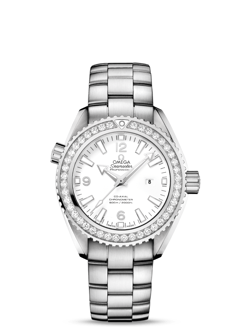 Omega Seamaster Planet Ocean 600M Co-Axial 37.5mm White / Diamond Bezel (232.15.38.20.04.001) Omega Seamaster Planet Ocean 600M Co-Axial 37.5mm White / Diamond Bezel (232.15.38.20.04.001)