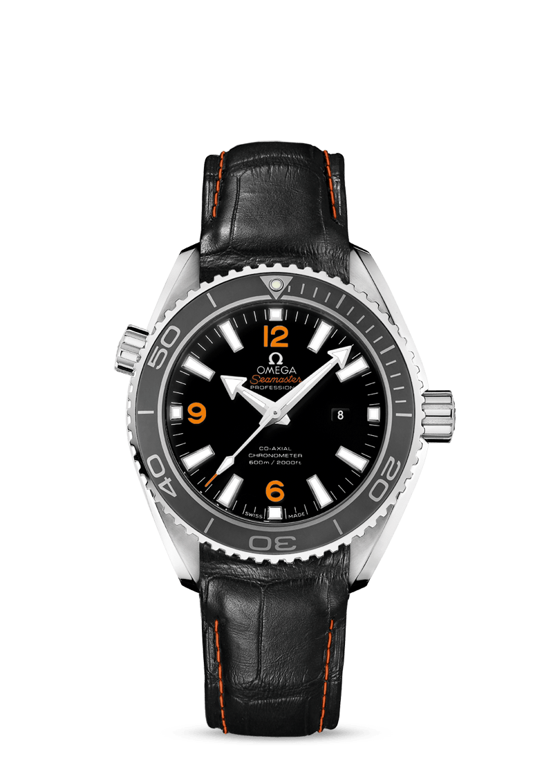 Omega Seamaster Planet Ocean 600M Co-Axial 37.5mm Orange Numerals / Alligator (232.33.38.20.01.002) Omega Seamaster Planet Ocean 600M Co-Axial 37.5mm Orange Numerals / Alligator (232.33.38.20.01.002)
