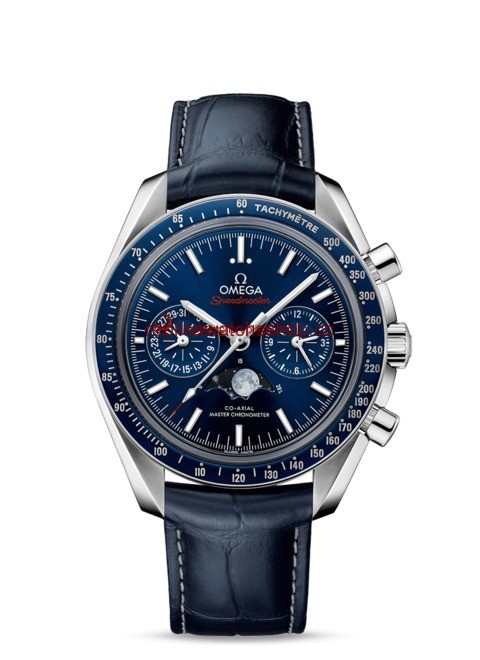 Omega Speedmaster Moonphase Chronograph Master Chronometer Blue (304.33.44.52.03.001)