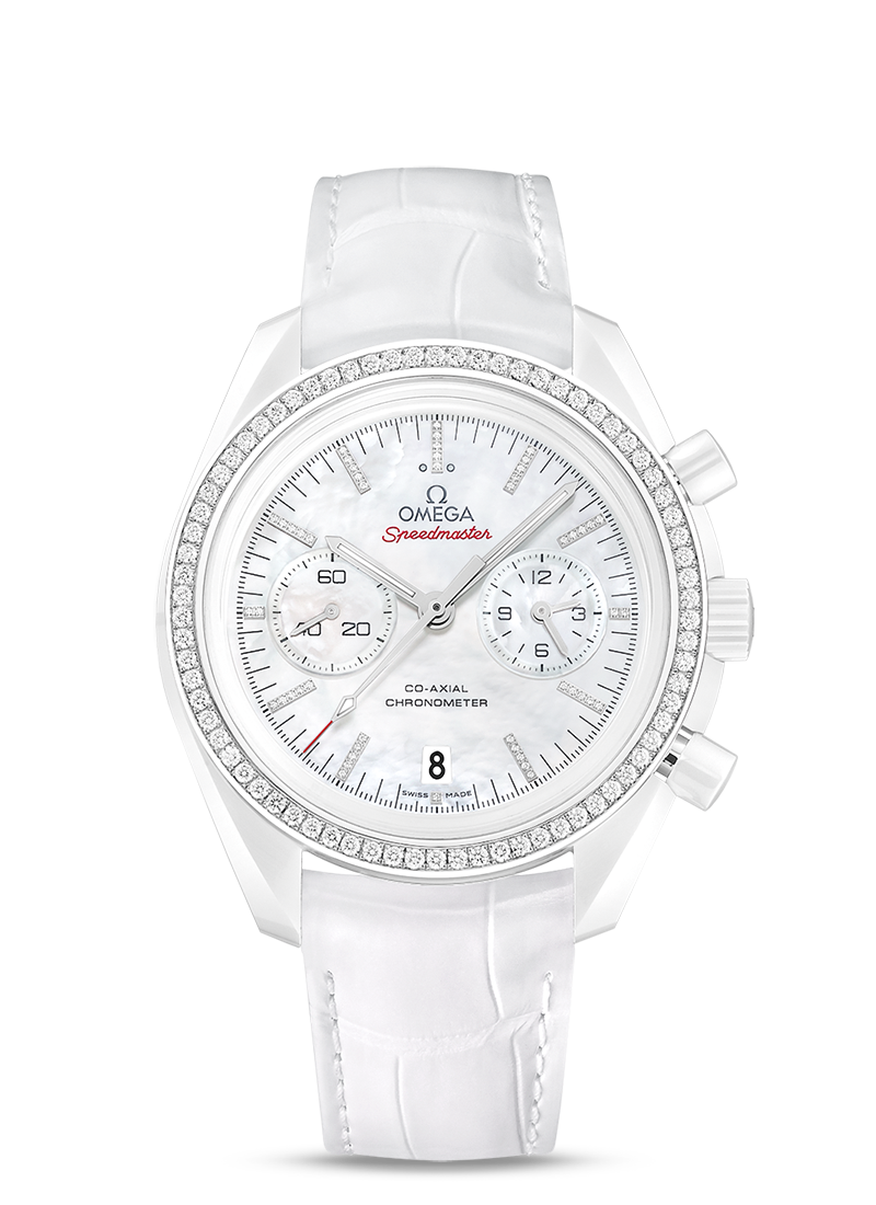 Omega Speedmaster Moonwatch Co-Axial White Side of the Moon Diamond (311.98.44.51.55.001) Omega Speedmaster Moonwatch Co-Axial White Side of the Moon Diamond (311.98.44.51.55.001)