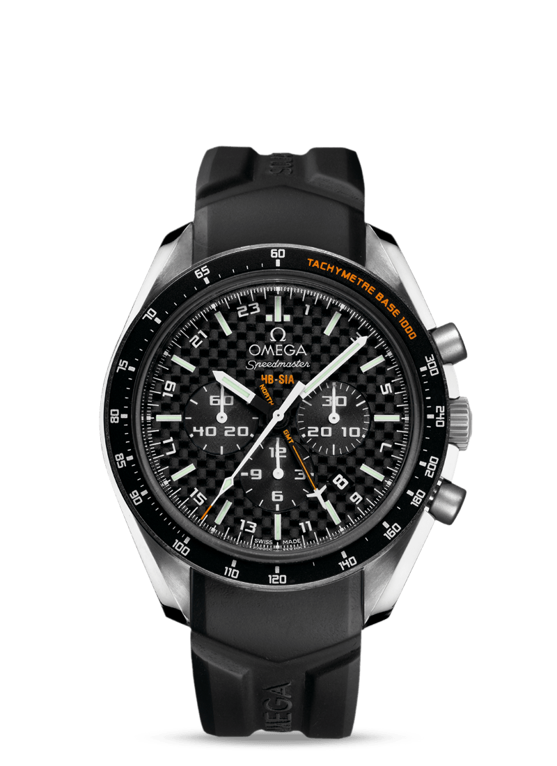 Omega Speedmaster HB-SIA Co-Axial GMT Black Rubber (321.92.44.52.01.001) Omega Speedmaster HB-SIA Co-Axial GMT Black Rubber (321.92.44.52.01.001)