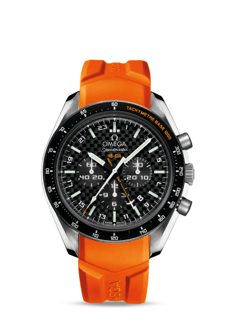 Omega Speedmaster HB-SIA Co-Axial GMT Orange Rubber (321.92.44.52.01.003) Omega Speedmaster HB-SIA Co-Axial GMT Orange Rubber (321.92.44.52.01.003)