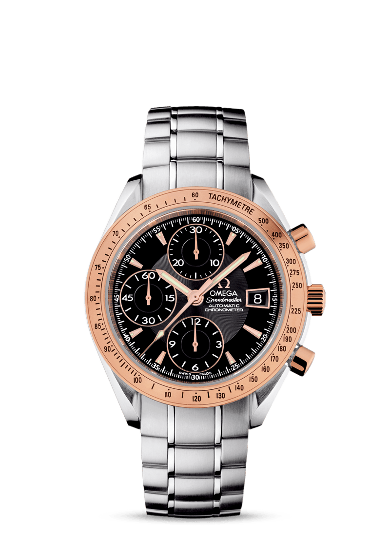 Omega Speedmaster Date Red Gold Bezel (323.21.40.40.01.001) Omega Speedmaster Date Red Gold Bezel (323.21.40.40.01.001)