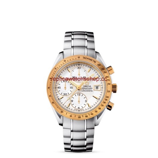 Omega Speedmaster Date Gold Bezel (323.21.40.40.02.001) Omega Speedmaster Date Gold Bezel (323.21.40.40.02.001)