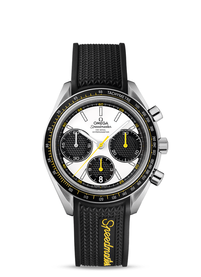 Omega Speedmaster Racing Co-Axial Chronograph Silver-Yellow / Rubber (326.32.40.50.04.001) Omega Speedmaster Racing Co-Axial Chronograph Silver-Yellow / Rubber (326.32.40.50.04.001)
