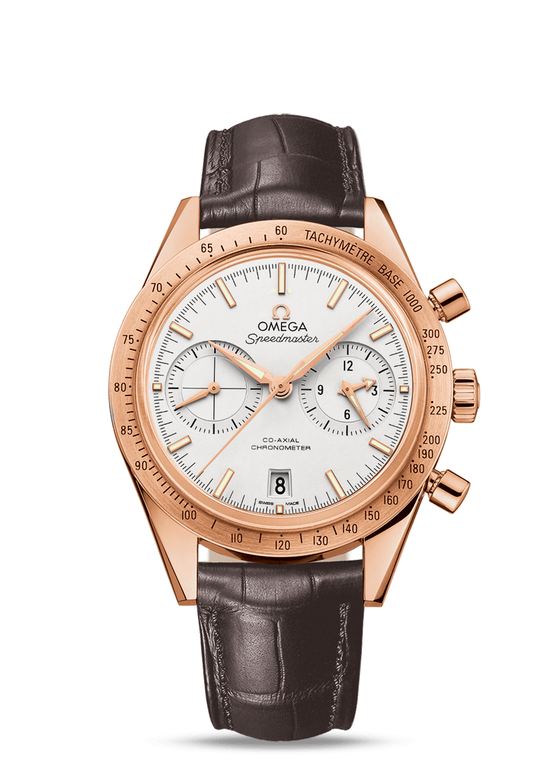 Omega Speedmaster 57 Co-Axial Red Gold Strap (331.53.42.51.02.002)