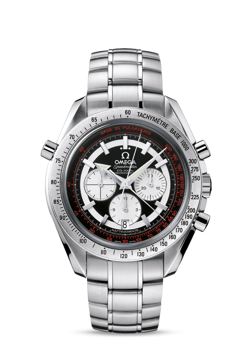 Omega Speedmaster Broad Arrow Co-Axial Rattrapante Inverted Panda / Bracelet (3582.51.00) Omega Speedmaster Broad Arrow Co-Axial Rattrapante Inverted Panda / Bracelet (3582.51.00)