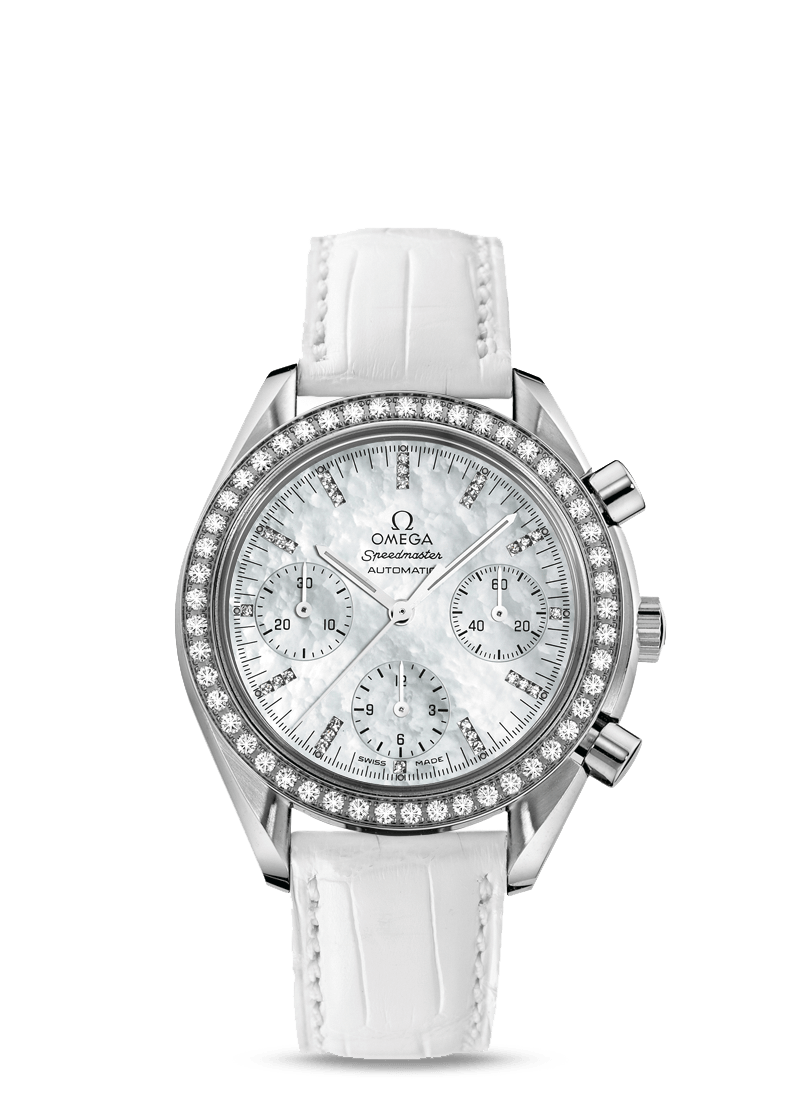 Omega Speedmaster Reduced Ladies MOP / Diamond Bezel / Diamond Index (3835.77.36) Omega Speedmaster Reduced Ladies MOP / Diamond Bezel / Diamond Index (3835.77.36)
