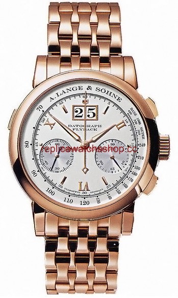 A. Lange & Sohne Datograph Rose Gold / Silver / Bracelet (403.432) A. Lange & Sohne Datograph Rose Gold / Silver / Bracelet (403.432)