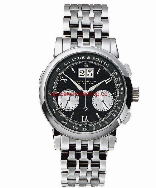 A. Lange & Sohne Datograph Platinum / Black ? Bracelet (403.435) A. Lange & Sohne Datograph Platinum / Black ? Bracelet (403.435)