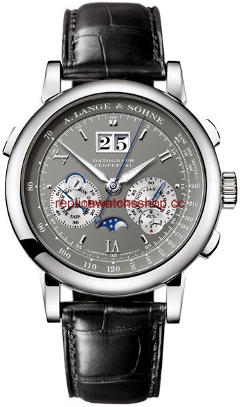 A. Lange & Sohne Datograph Perpetual White Gold / Grey (410.030) A. Lange & Sohne Datograph Perpetual White Gold / Grey (410.030)