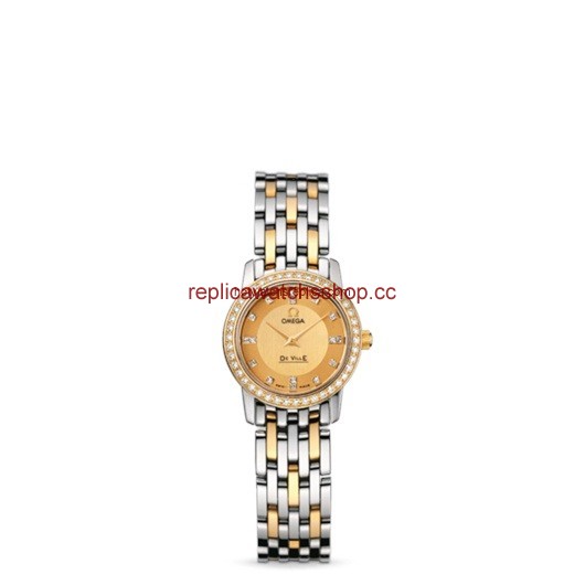 Omega Deville Prestige Quartz 22mm Two Tone / Diamond / Diamond (413.25.22.60.58.001) Omega Deville Prestige Quartz 22mm Two Tone / Diamond / Diamond (413.25.22.60.58.001)