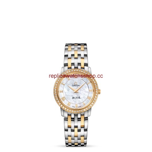 Omega Deville Prestige Quartz 27mm Two Tone / Diamond / MOP (413.25.27.60.05.001) Omega Deville Prestige Quartz 27mm Two Tone / Diamond / MOP (413.25.27.60.05.001)