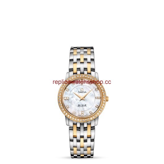 Omega Deville Prestige Quartz 27mm Two Tone / Diamond / Diamond MOP (413.25.27.60.55.001) Omega Deville Prestige Quartz 27mm Two Tone / Diamond / Diamond MOP (413.25.27.60.55.001)