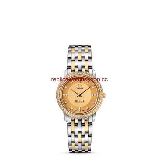 Omega Deville Prestige Quartz 27mm Two Tone / Diamond / Diamond (413.25.27.60.58.001) Omega Deville Prestige Quartz 27mm Two Tone / Diamond / Diamond (413.25.27.60.58.001)