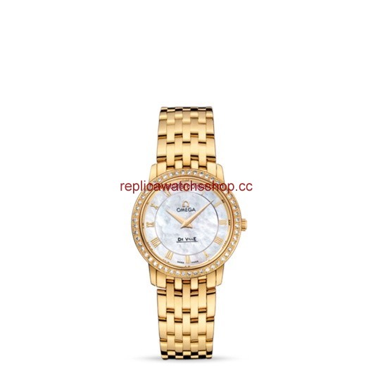 Omega Deville Prestige Quartz 27mm Yellow Gold / Diamond / MOP (413.55.27.60.05.001) Omega Deville Prestige Quartz 27mm Yellow Gold / Diamond / MOP (413.55.27.60.05.001)