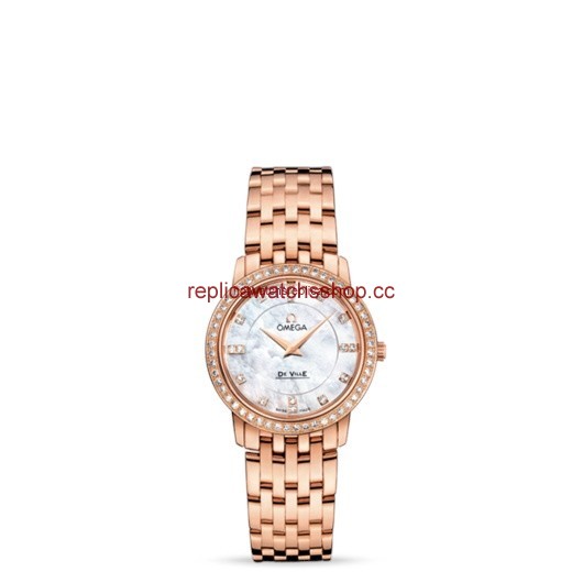 Omega Deville Prestige Quartz 27mm Red Gold / Diamond / Diamond MOP (413.55.27.60.55.002) Omega Deville Prestige Quartz 27mm Red Gold / Diamond / Diamond MOP (413.55.27.60.55.002)