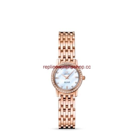 Omega Deville Prestige Quartz 22mm Red Gold / Bracelet / Diamond (4135.75.00) Omega Deville Prestige Quartz 22mm Red Gold / Bracelet / Diamond (4135.75.00)