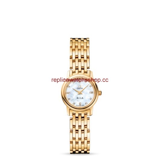 Omega Deville Prestige Quartz 22mm Yellow Gold / Bracelet / Diamond MOP (4170.76.00) Omega Deville Prestige Quartz 22mm Yellow Gold / Bracelet / Diamond MOP (4170.76.00)