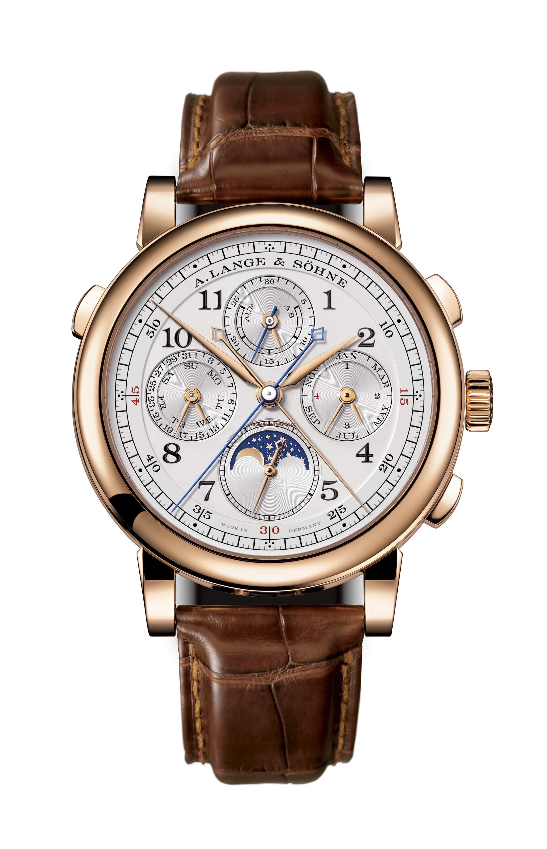A. Lange & Sohne 1815 Rattrapante Perpetual Calendar Pink Gold (421.032) A. Lange & Sohne 1815 Rattrapante Perpetual Calendar Pink Gold (421.032)