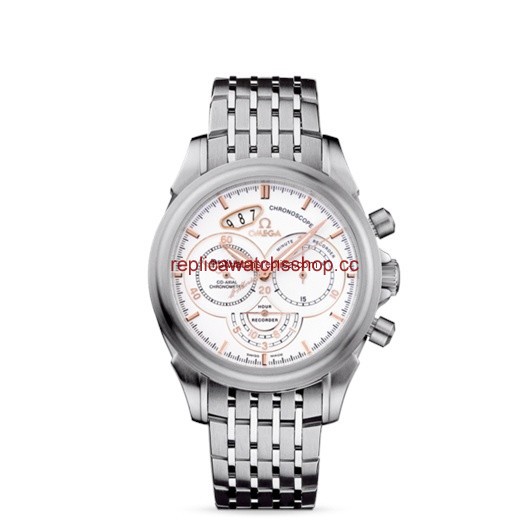 Omega Deville Chronoscope Co-Axial "St Moritz" Bracelet (422.10.41.50.04.001)