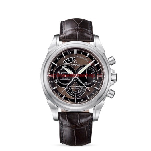 Omega Deville Chronoscope Co-Axial GMT Brown / Alligator (422.13.44.52.13.001) Omega Deville Chronoscope Co-Axial GMT Brown / Alligator (422.13.44.52.13.001)