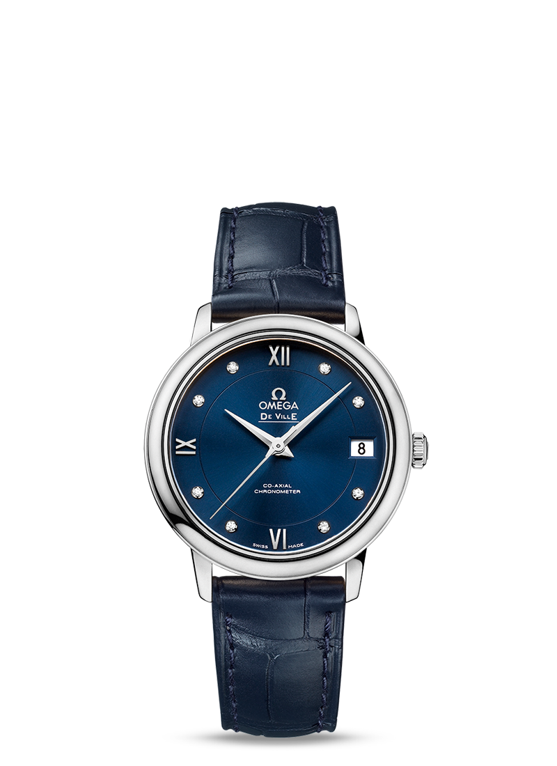 Omega Prestige Co-Axial Lady Blue Dial Diamonds (424.13.33.20.53.001) Omega Prestige Co-Axial Lady Blue Dial Diamonds (424.13.33.20.53.001)