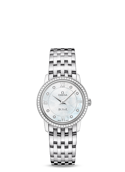 Omega Deville Prestige Quartz 27mm Diamond / Diamond MOP (424.15.27.60.55.001) Omega Deville Prestige Quartz 27mm Diamond / Diamond MOP (424.15.27.60.55.001)