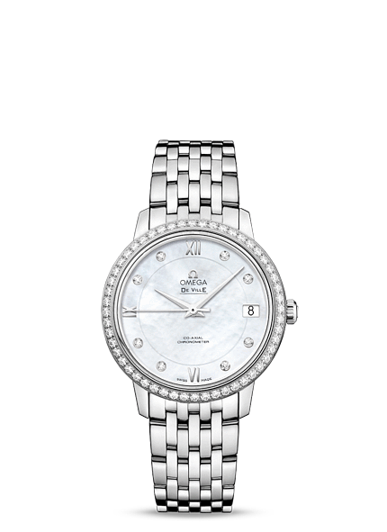 Omega DeVille Prestige Co-Axial 32.7 Diamond Bracelet (424.15.33.20.55.001) Omega DeVille Prestige Co-Axial 32.7 Diamond Bracelet (424.15.33.20.55.001)