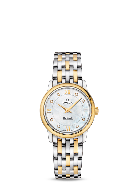 Omega Deville Prestige Quartz 27mm Two Tone (424.20.27.60.55.001) Omega Deville Prestige Quartz 27mm Two Tone (424.20.27.60.55.001)
