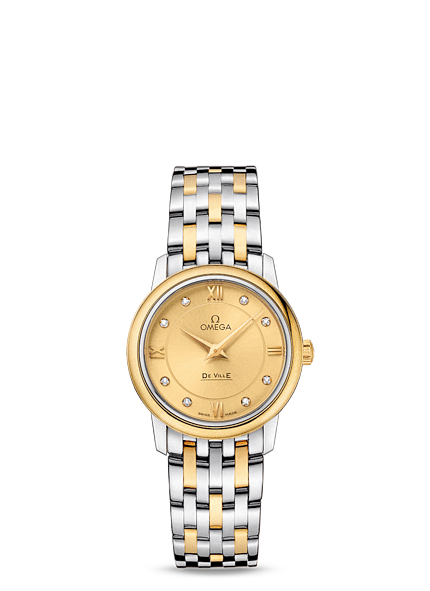 Omega Deville Prestige Quartz 27mm Two Tone / Diamond (424.20.27.60.58.001) Omega Deville Prestige Quartz 27mm Two Tone / Diamond (424.20.27.60.58.001)